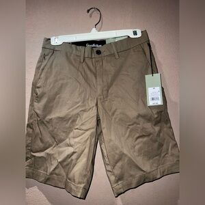 Target Goodfellow & Co Men's Brown Flat Front Shorts